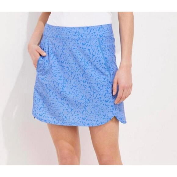 NWOT Vineyard Vines XS Performance Skort - Blue Print Pickleball/Tennis etc. - Picture 1 of 9